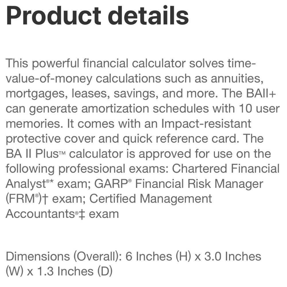 BA lol Plus Texas Instruments Calculator - Picture 6 of 6